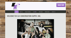 Desktop Screenshot of kkconstructionsupply.com